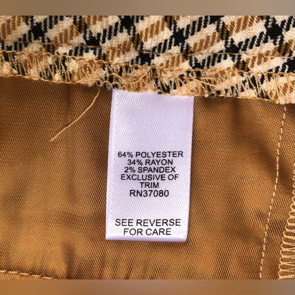 NWT Cato Plaid Hi-Rise Wide Leg Trouser - Picture 5 of 9